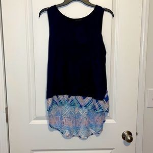 Flowy High Low Tank by LoveU.Dear